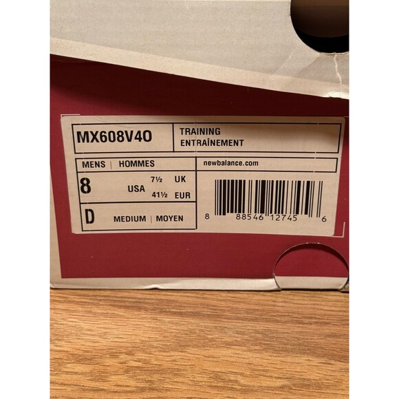 NIB New Balance 608v4 Shoes Mens 8 D Brown Leather Suede Walking‎ Shoes MX608V40 - Picture 10 of 11